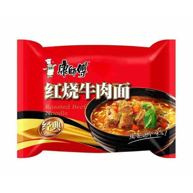 Mỳ Tôm Khang Sư  Phụ 3 vị - Gói 105G