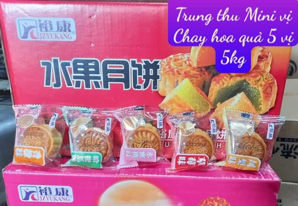 Combo 1000g Bánh nướng trung thu mini mix đủ vị ăn vặt siêu ngon