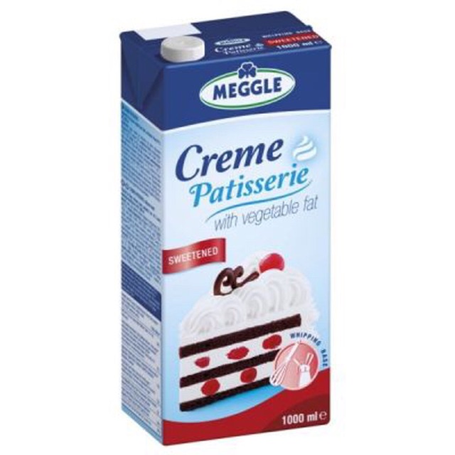Kem béo - Kem Topping trang trí Meggle Wipping cream 1 lít