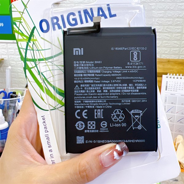 Pin Xiaomi Redmi Note 10 Pro / BN53, bảo hành đổi trả