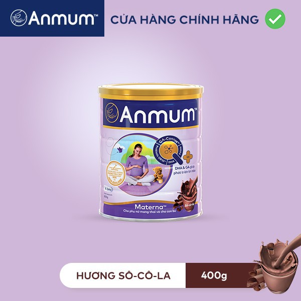 Sữa Bột Anmum Materna Hương Chocolate 400g