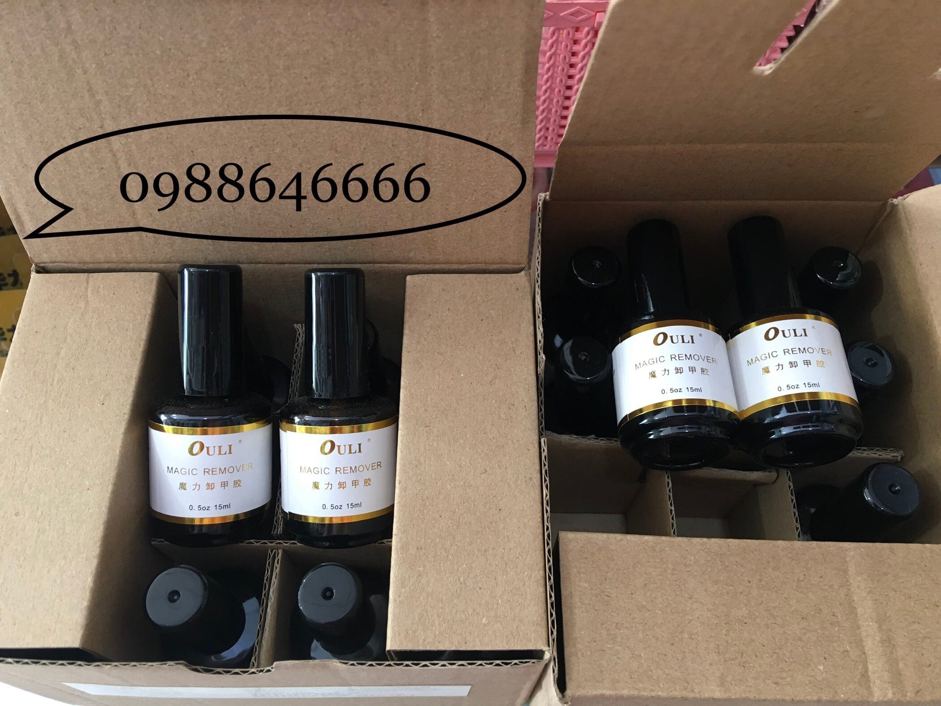 Cặp sơn phá gel hiệu Ouli mát lạnh (không nóng)