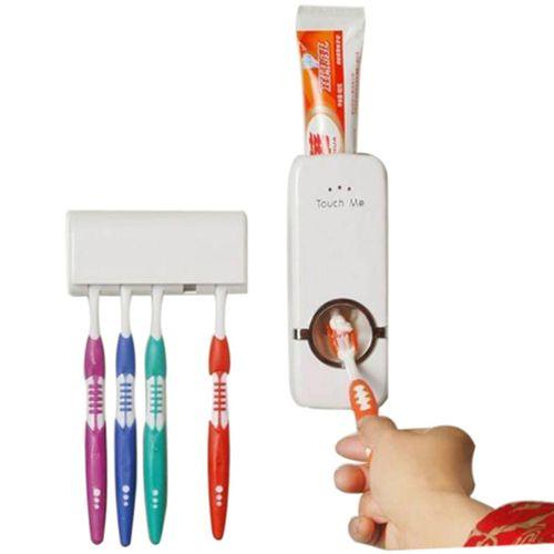 Máy nhả kem đánh răng tự động và kệ đựng bàn chải Touch Me