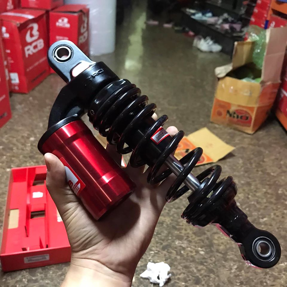 Phuộc sau bình dầu RCB gắn Sirius Jupiter MB2 Đen