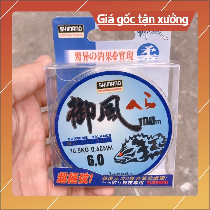 Cước Câu Cá Cước Câu Siêu Bền Shimano 100m Đủ Size Rẻ Khỏe  ( ĐỒ CÂU A LÂM )