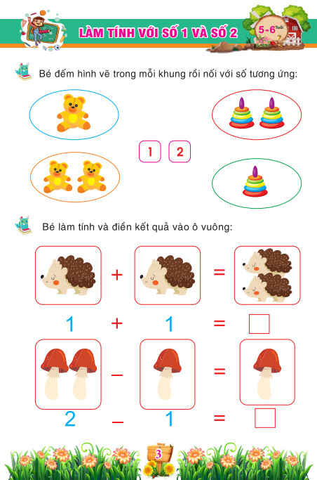 CBCBVL1 _ Bé vui học Toán 5-6 tuổi