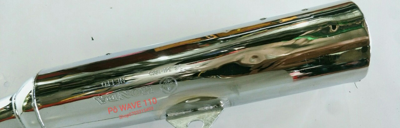 [HCM]Pô hơi WAVE 110 móc nỉ nổ ấm cổ inox