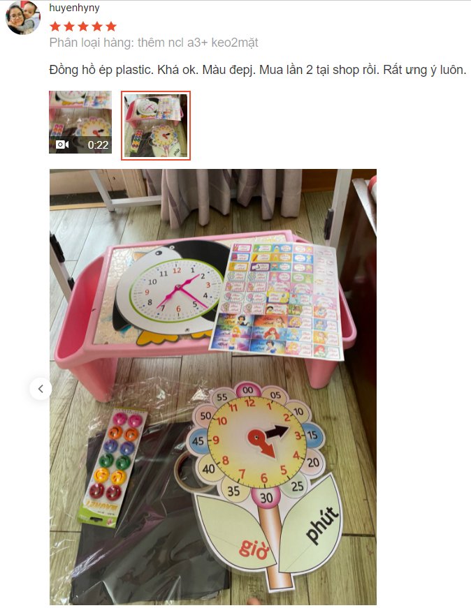 Flower and Leaf Clock (Miki Teaching Materials)