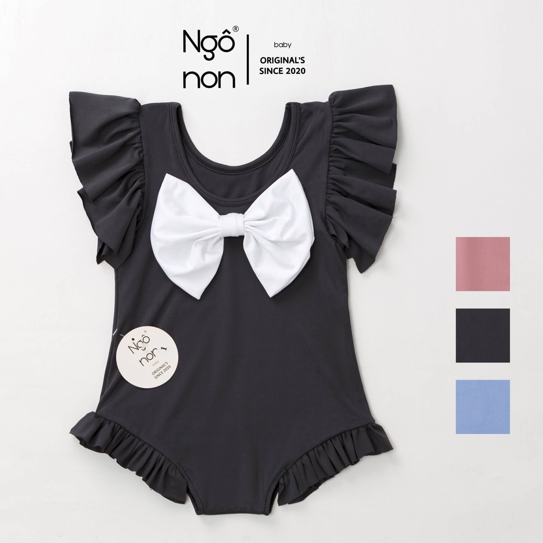 Bộ bikini nơ xinh xắn cho bé gái ( B0001)