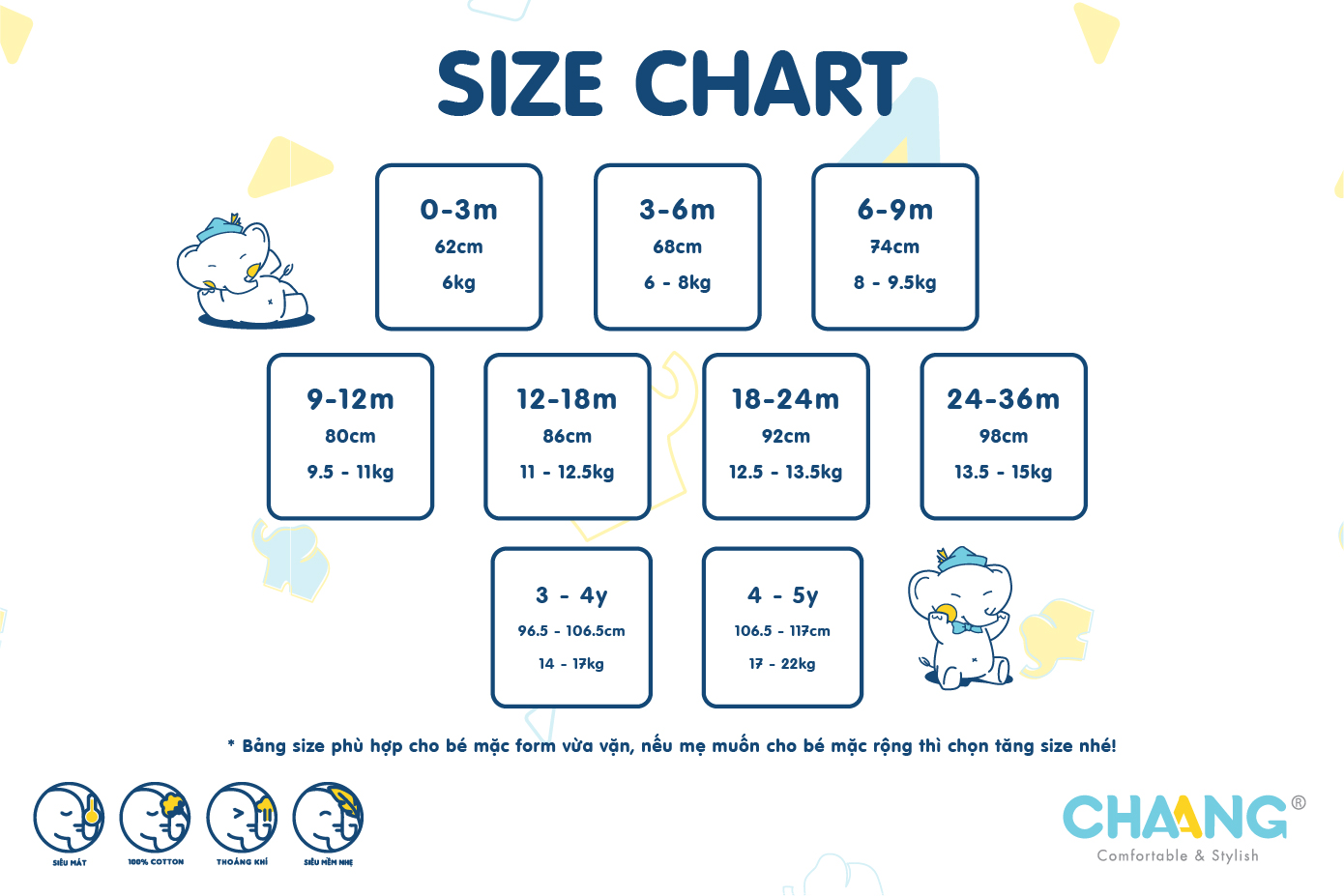 [CHAANG]Bộ cộc raglan Tigger vàng cho bé Chaang