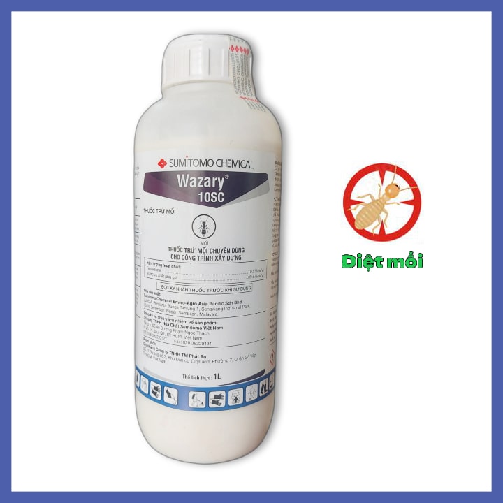 Thuốc trừ mối tận gốc WAZARY 10SC - ( chai 1 lít )