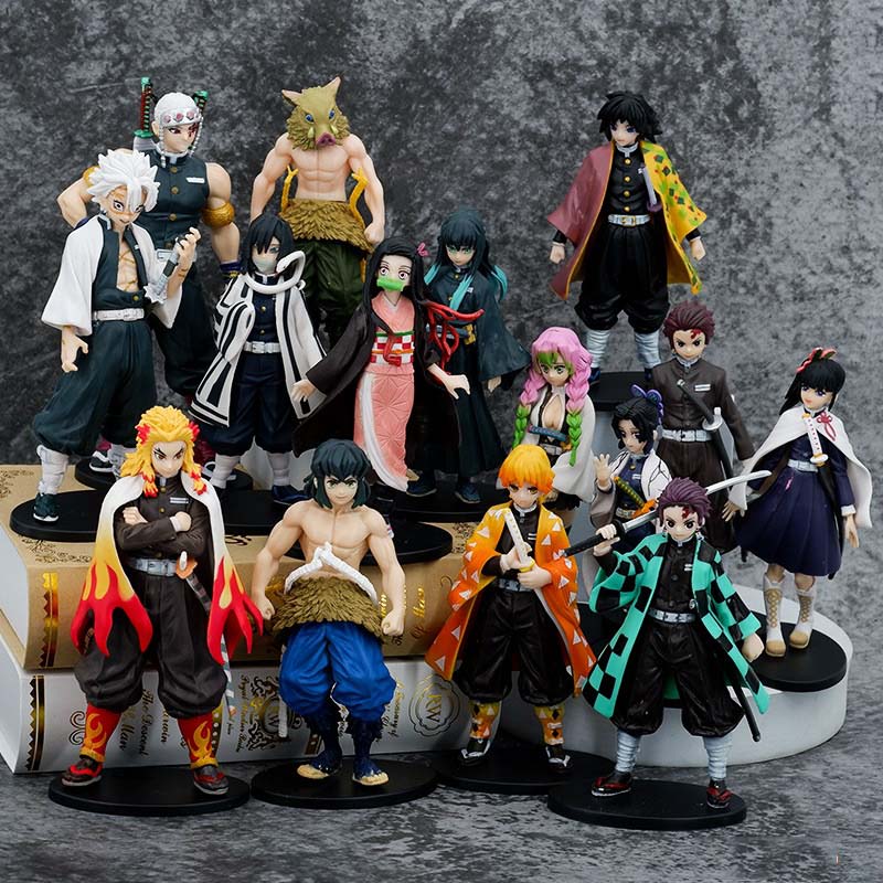 (DỌN KHO- HCM) Mô hình anime manga Kimetsu No Yaiba Demon Slayer, thanh gươm diệt quỷ figure tanjiro zenitsu nezuko inosuke