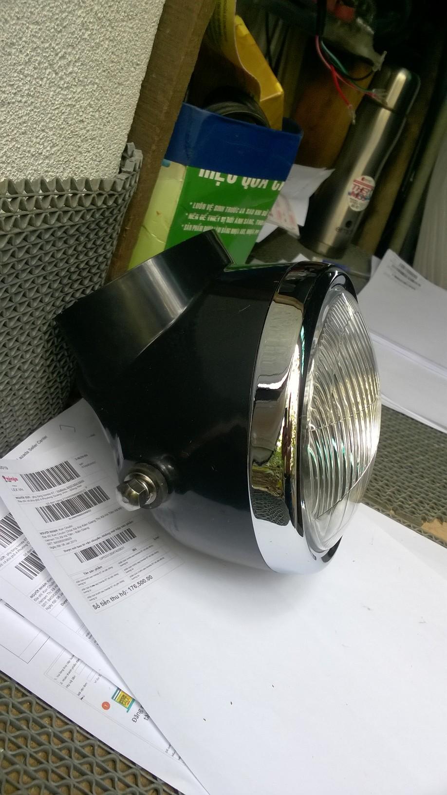 trọn bộ :gáo chóa kiếng đồng hồ Cd-CL-màu đen