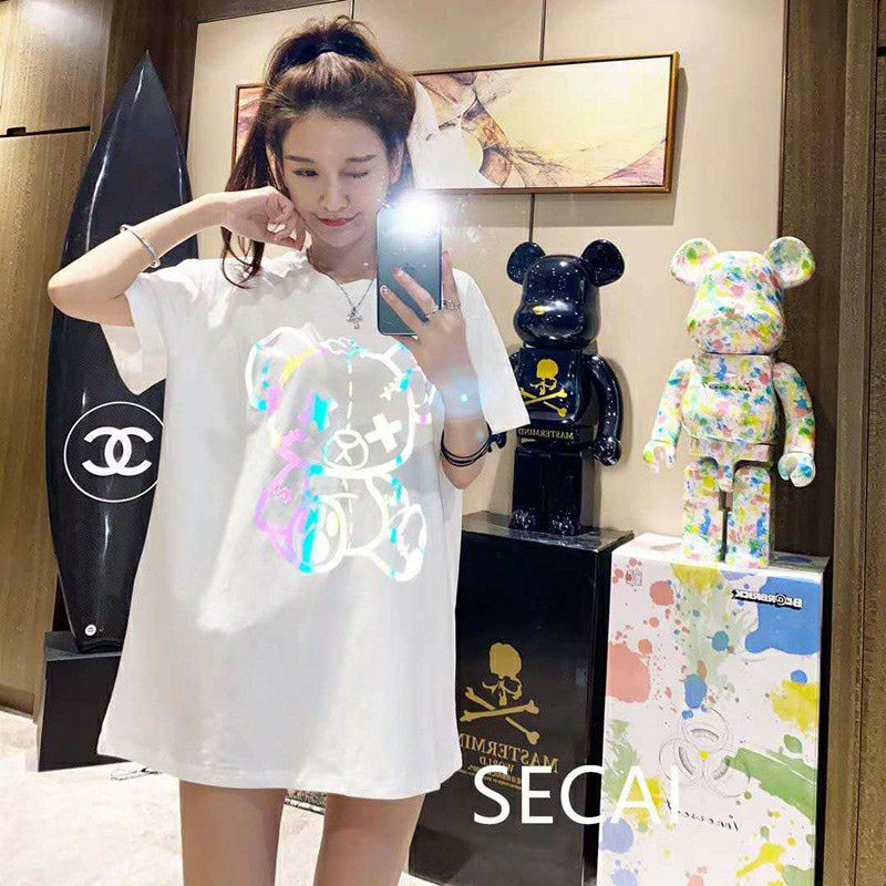 Áo thun TAY NGẮN phản quang 7 màu Gấu (CHỤP FLASH)(TAY LỠ IB)