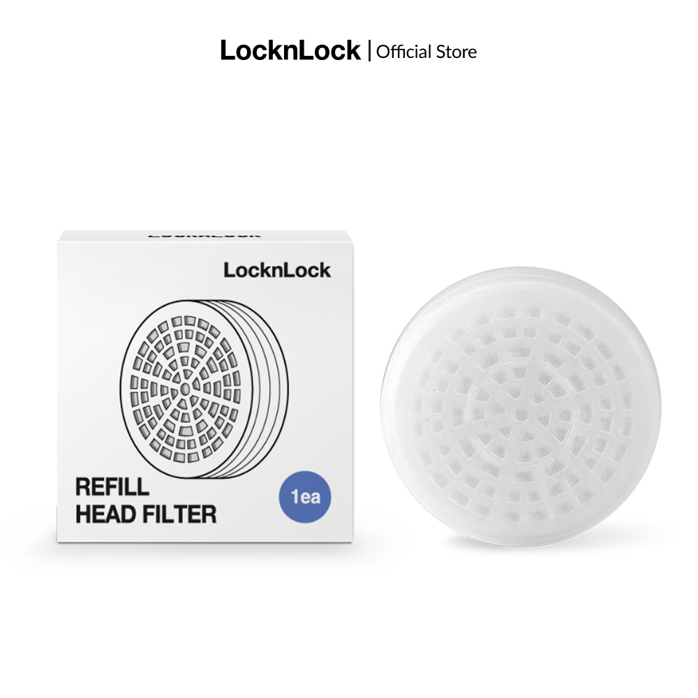Đầu vòi sen lọc nước lock&lock 80mm- trong suốt lbw400 / lõi lọc thay thế vòi hoa sen lock&lock lbw401/ đầu lọc thay thế vòi hoa sen lock&lock lbw402