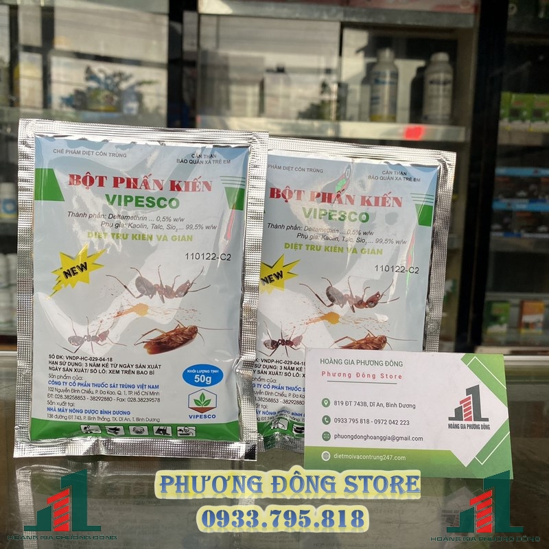 Bột phấn kiến vipesco - Diệt kiến hiệu quả