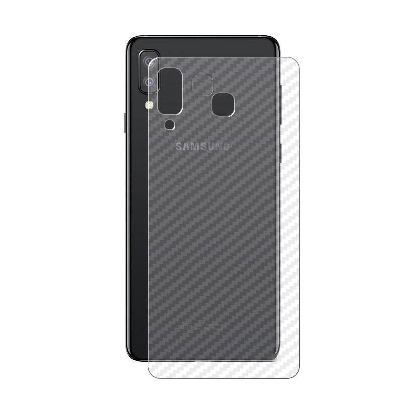 [HCM]Combo cường lực dẻo Samsung A8 Star  2 miếng dán camera và 2 decal carbon
