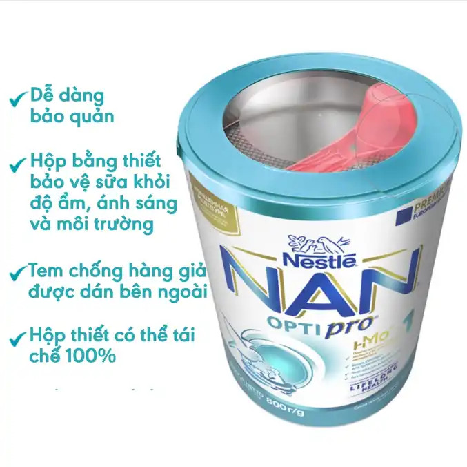 [Date 2023] Sữa NAN Nga 800G số 1,2,3,4 (MẪU MỚI)