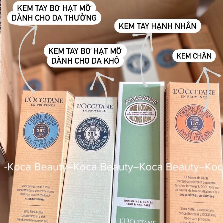 Kem dưỡng da tay/ chân L'occitane Shea Butter Cream 150ml