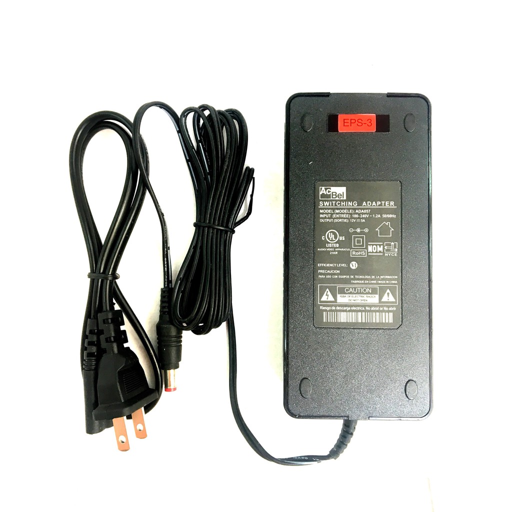 Nguồn 12v - 5a acbel - nguồn camera đầu ghi