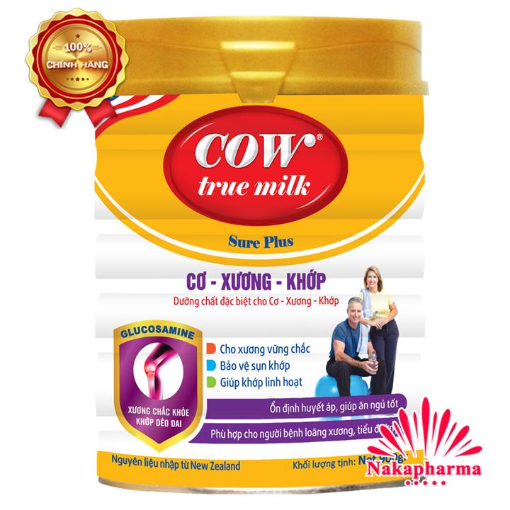 ✅ Sữa Cơ Xương Khớp Cow True Milk Bone & Joint 900g – Khuyên dùng cho người loãng xương, tiểu đường, tim mạch, cholesterol cao