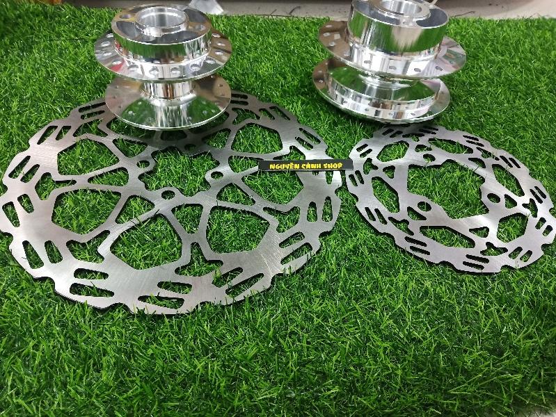 [HCM]Đùm xe raider mạ crom full đĩa trước và sau