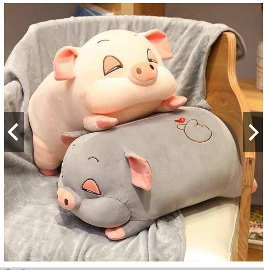 Set chăn gối ôm hình lợn kute