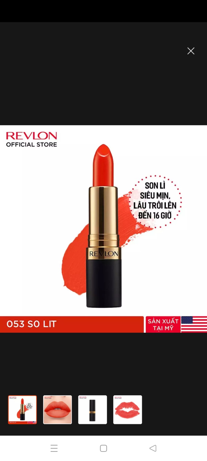 Son LÌ SIÊU MỊN số 1 tại MỸ Revlon Moon Drops Lipstick 4.2 G