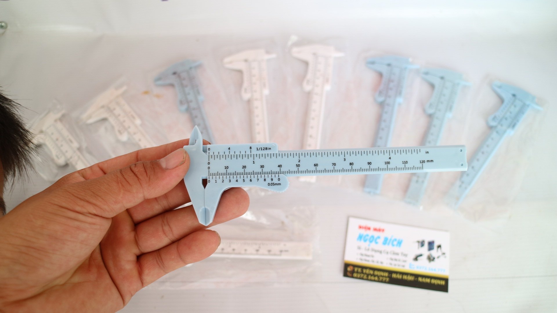 Thước Kẹp 120mm Bằng Nhựa Cao Cấp