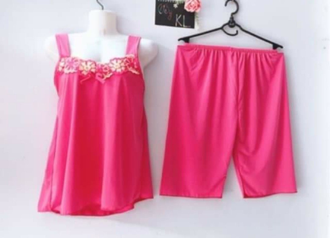 Đồ bộ lửng mặc ngủ thun lạnh mềm mại phối ren nhiều màu