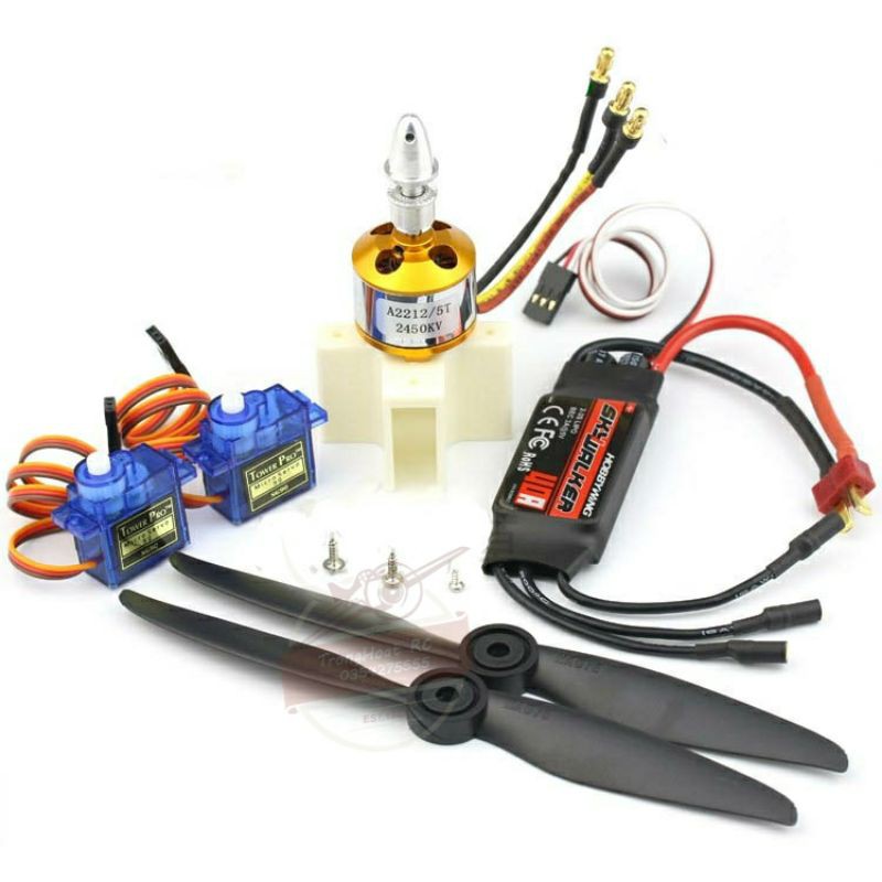 Combo đồ điện 3s chế máy bay su27 f22....