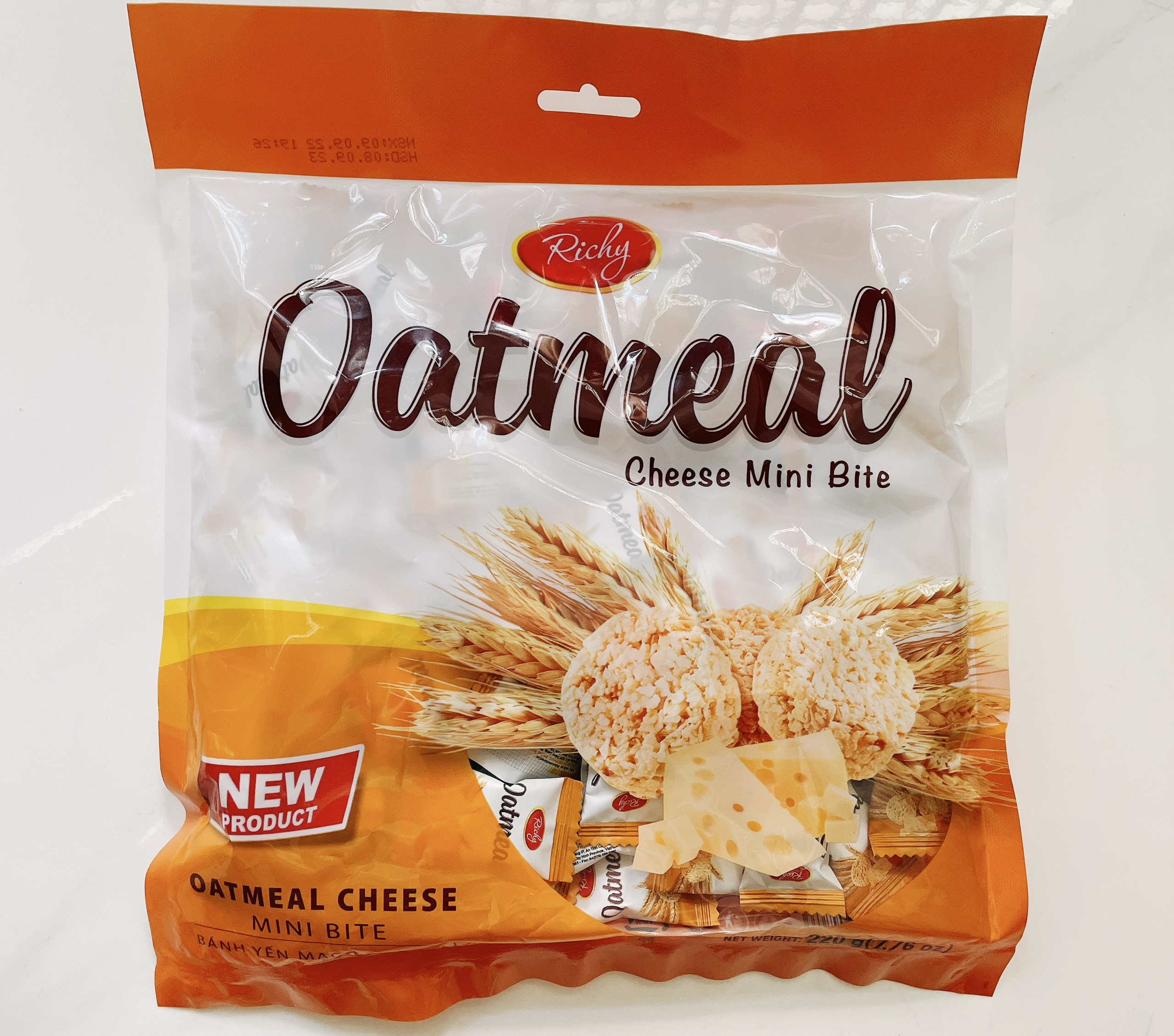 BÁNH YẾN MẠCH SỮA RICHY OATMEAL MINI BITE 250G