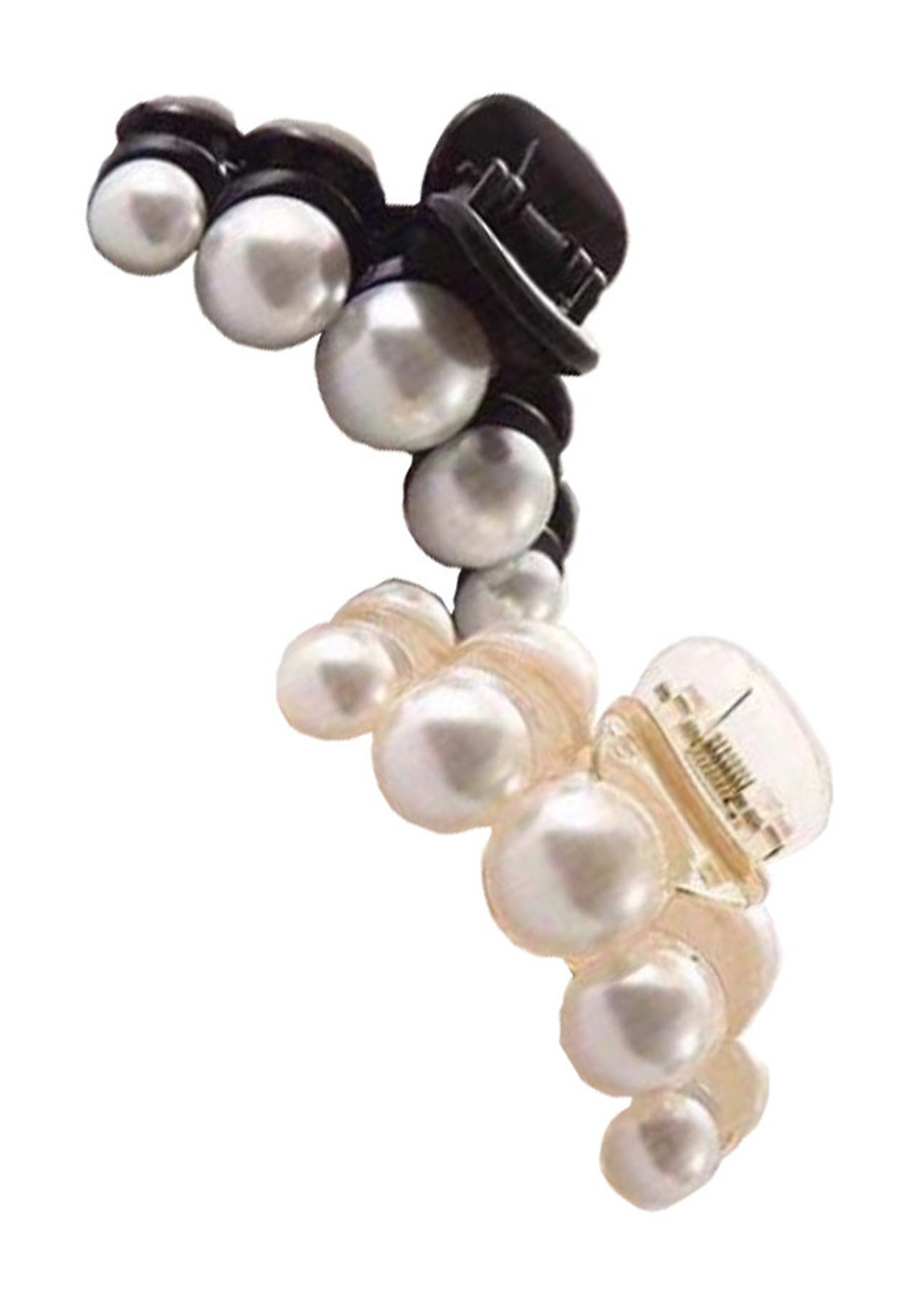 Bộ 2 kẹp tóc nhựa đính ngọc sang trọng