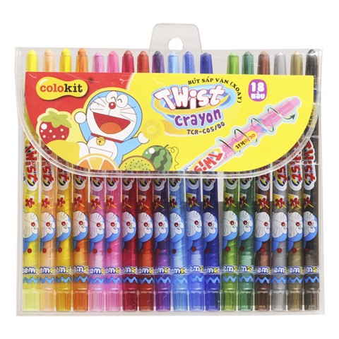 BÚT SÁP VẶN COLOKIT DORAEMON TCR-C05/DO