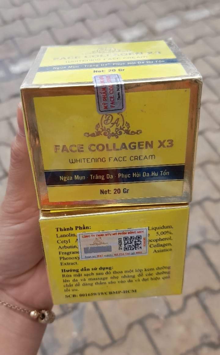 [HCM]kem face collagen x3.