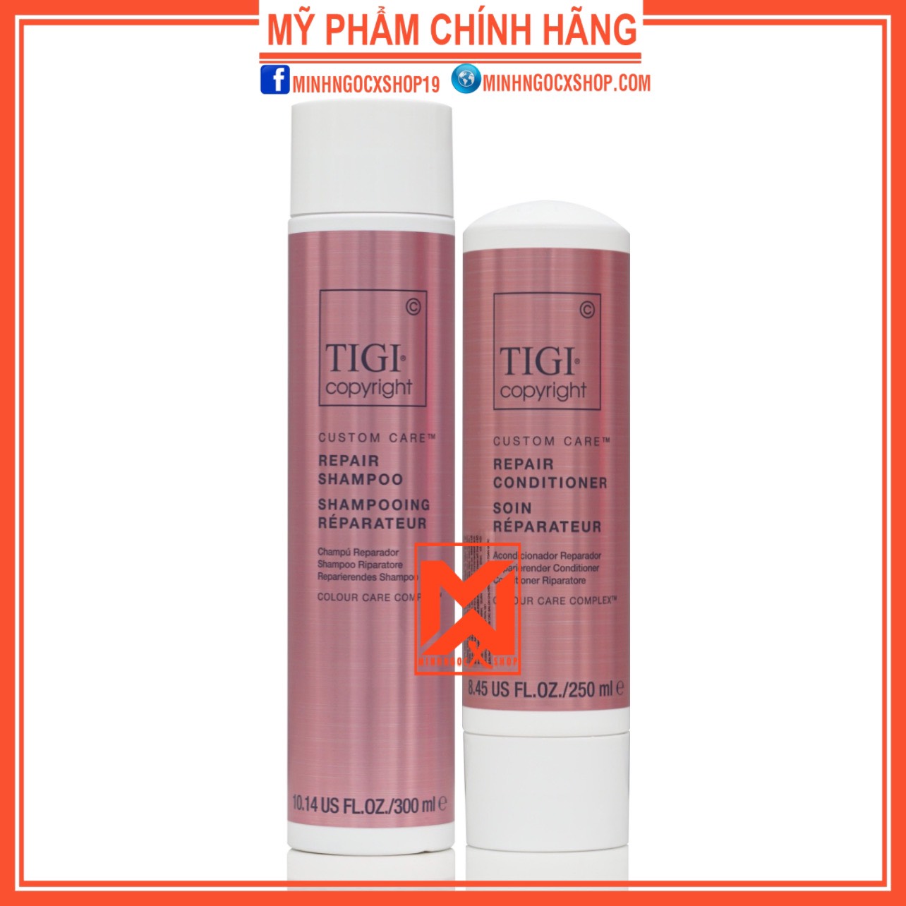 Dầu gội xả phục hồi tigi copyright repair 300 - 250ml chính hãng
