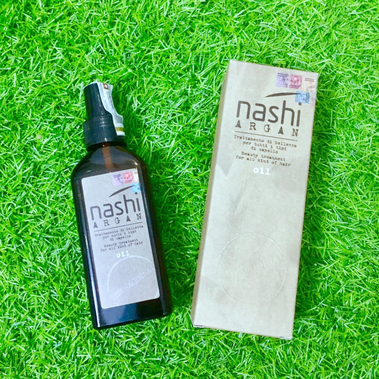 [+Tặng mũ trùm][HCM]Tinh dầu dưỡng tóc Nashi Argan Oil 100ml