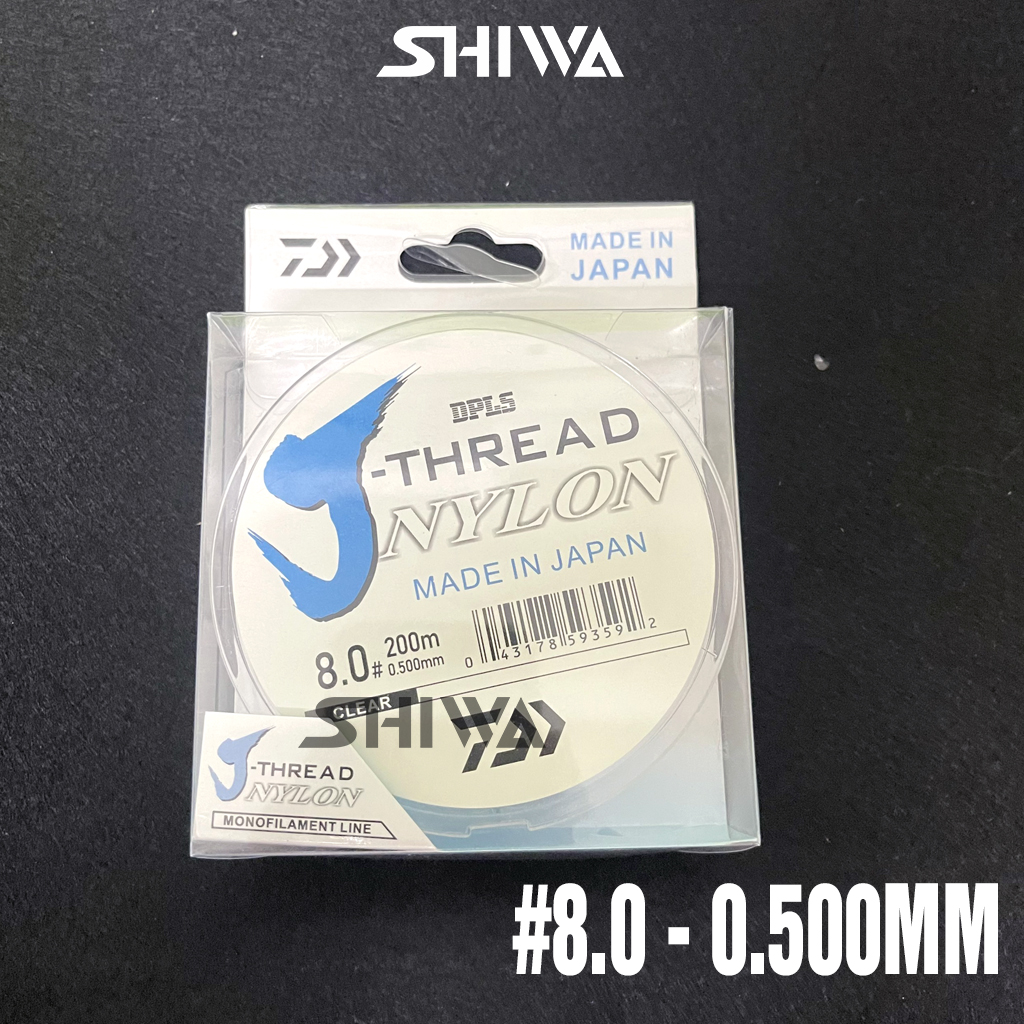 Monofilament fishing Daiwa DPLs thread 200 meters full size-Fishing monofilament super durable, monofilament fishing Shiwa