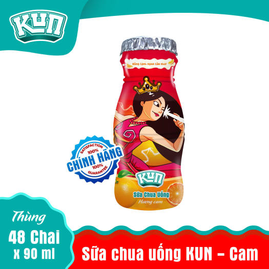 Lốc 6 chai Sữa trái cây Kun 85ml