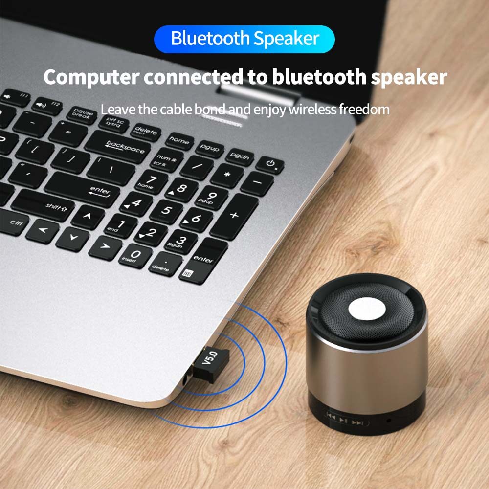 USB Bluetooth 5.0 thu phát bluetooth cho máy tính để bàn, cho laptop