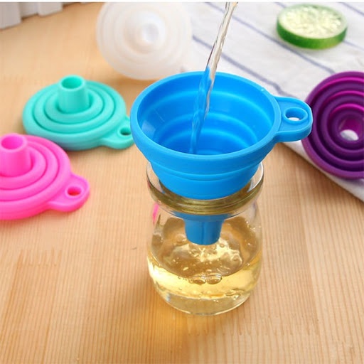 Phễu Sillicon Gấp Gọn tiện lợi