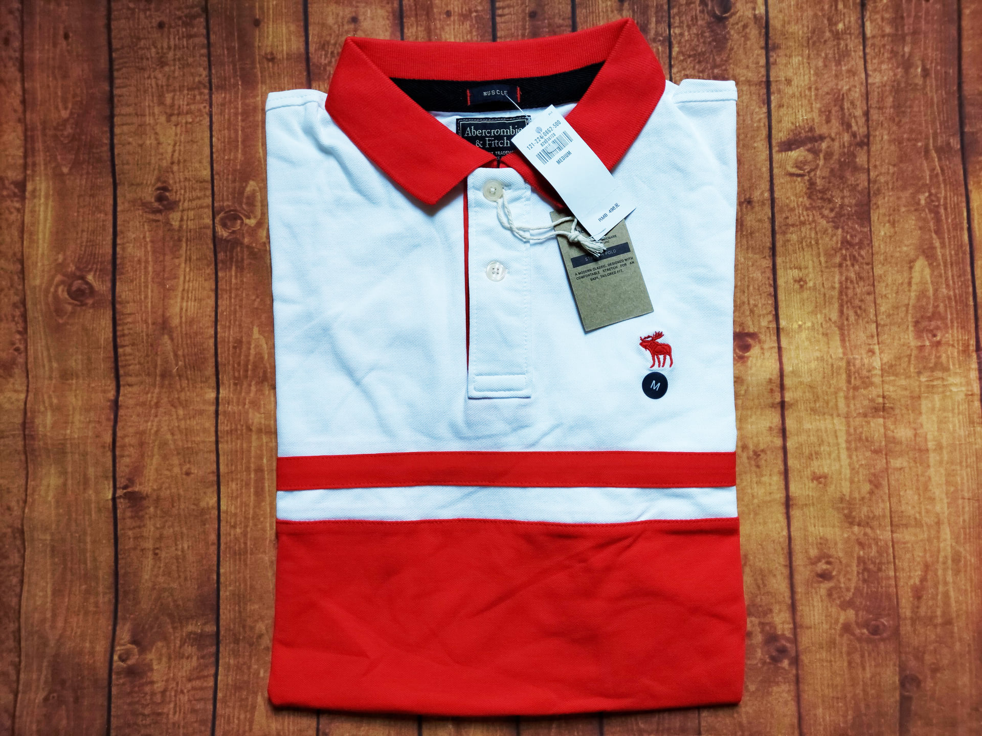 [HCM]Áo thun polo sọc Abercrombie