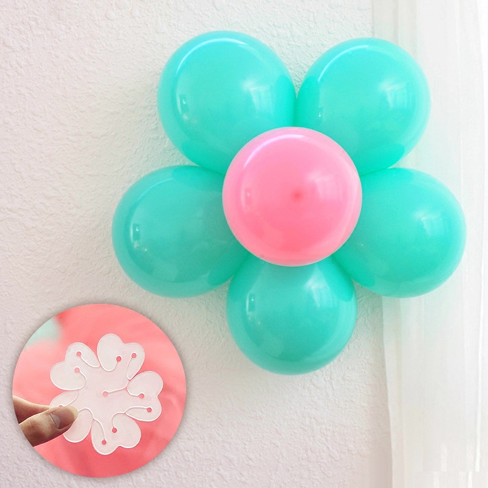 Set 5 chiếc kẹp bóng tạo hình bông hoa