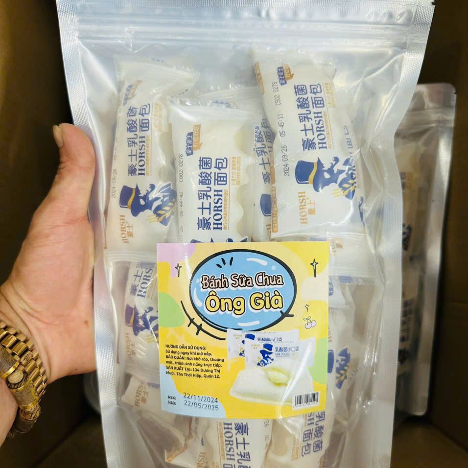 [THÙNG 2KG]  Bánh Sữa Chua Ông già Horsh [Date Mới]