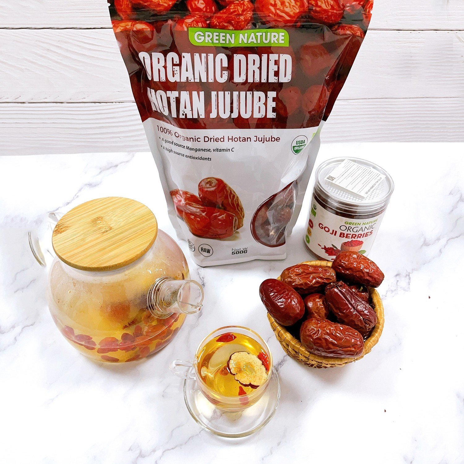 Táo Đỏ Hotan Hữu Cơ 500gr