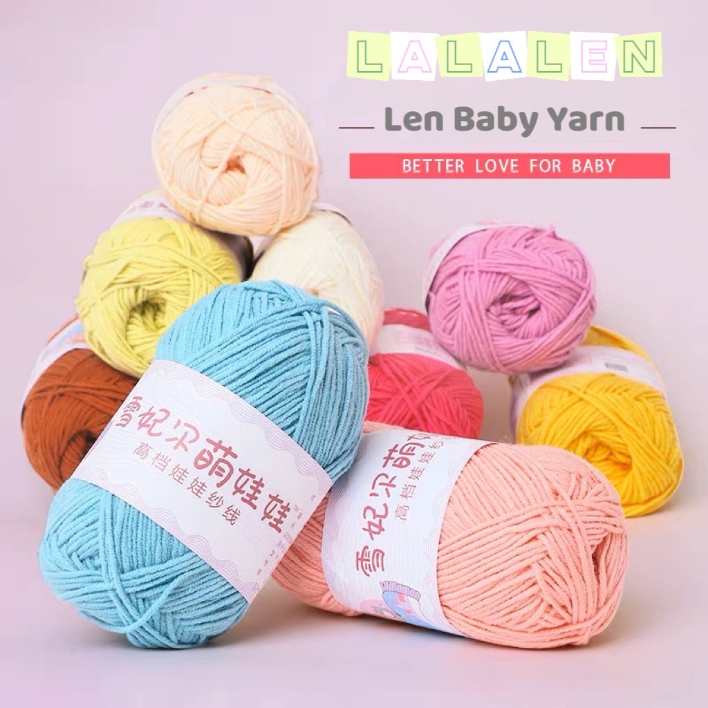 Len Baby Yarn Cuộn 40gr - Hàng Chính Hãng (Mã 34-67)