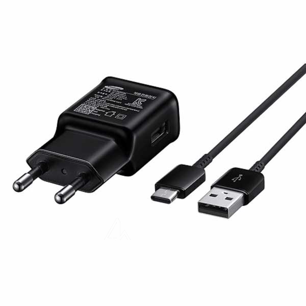 Bộ Sạc Nhanh Đen 18W Samsung A8 A8 Plus 2018