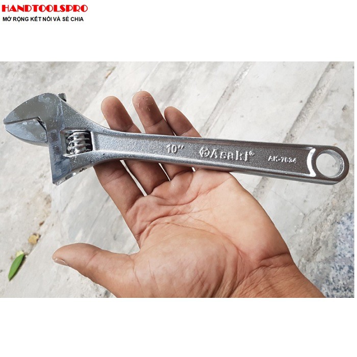 250mm Mỏ lết mạ chrome Asaki AK-7634