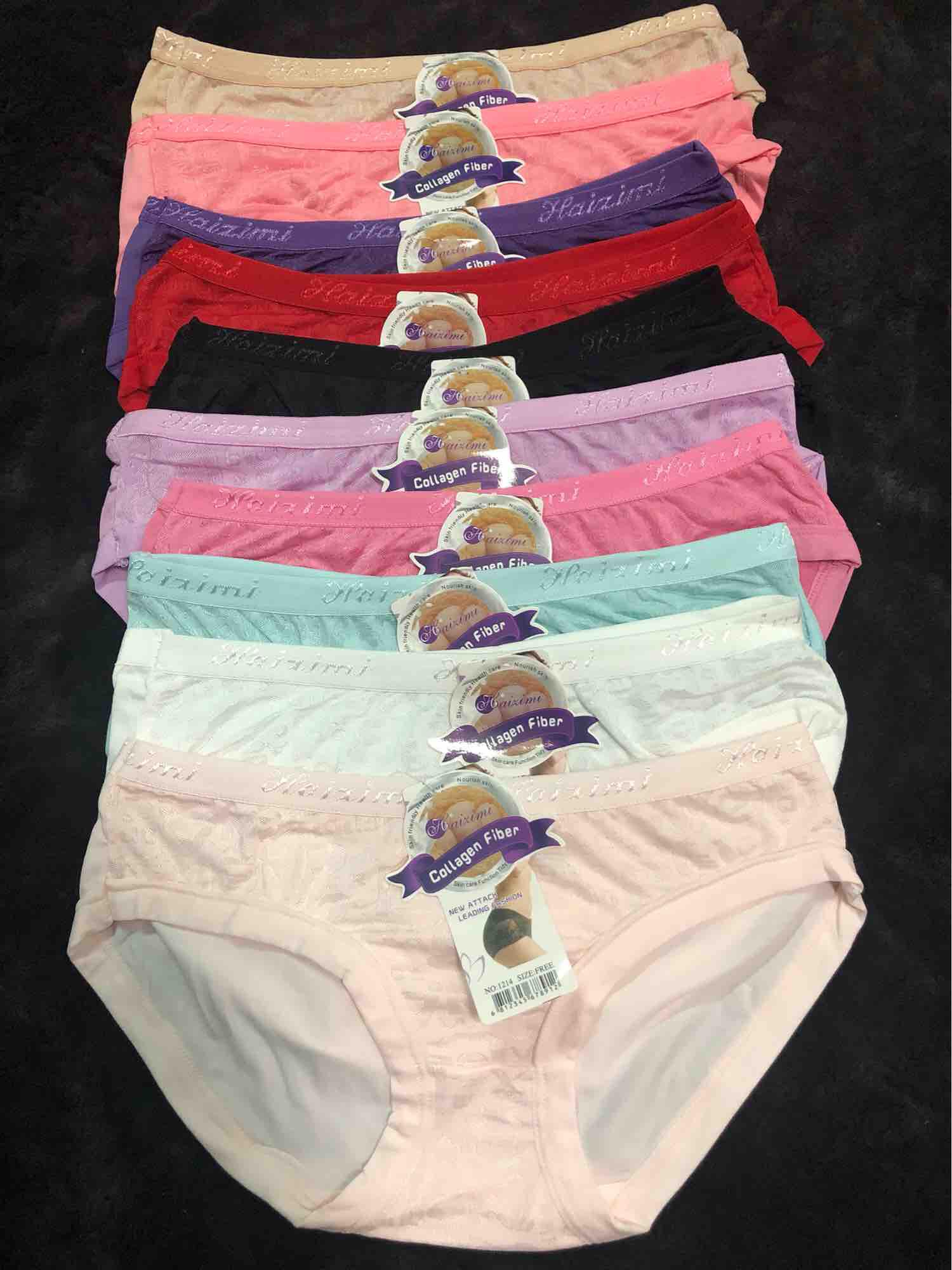 Combo 10 quần lót nữ cotton gấm (VN.1214)