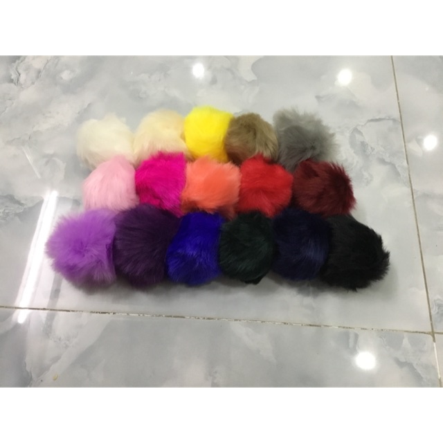 Plain Pom Pom 8cm Decorative 15K/Piece